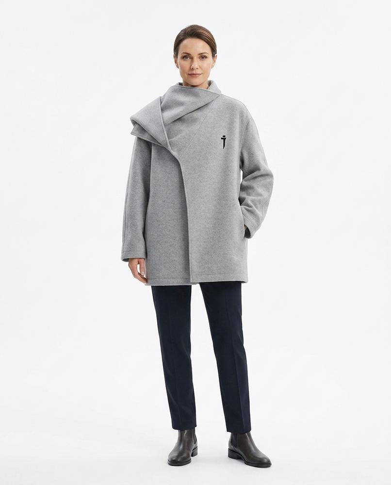 Cloppenburg Mode - Mibod | Asymmetrisch Strukturiert Mantel Unisex