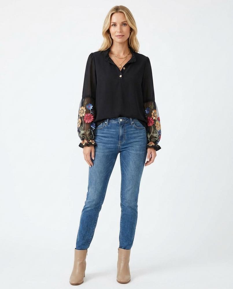 Cloppenburg Mode - Aadik | Bestickt Langärmlig Bluse Damen