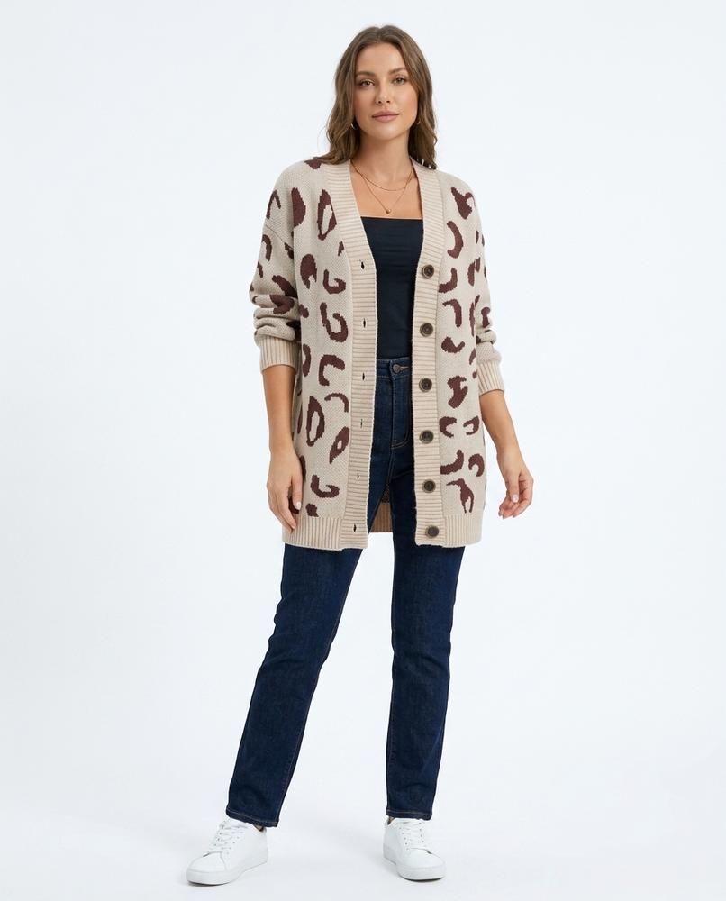 Cloppenburg Mode - Calok | Gemusterter Strick Cardigan Damen