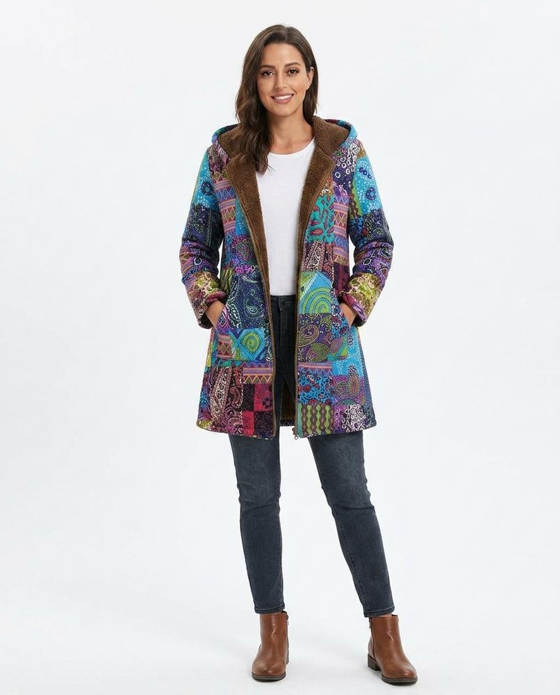 Cloppenburg Mode - Nefat | Gefüttert Gemustert Mantel Damen