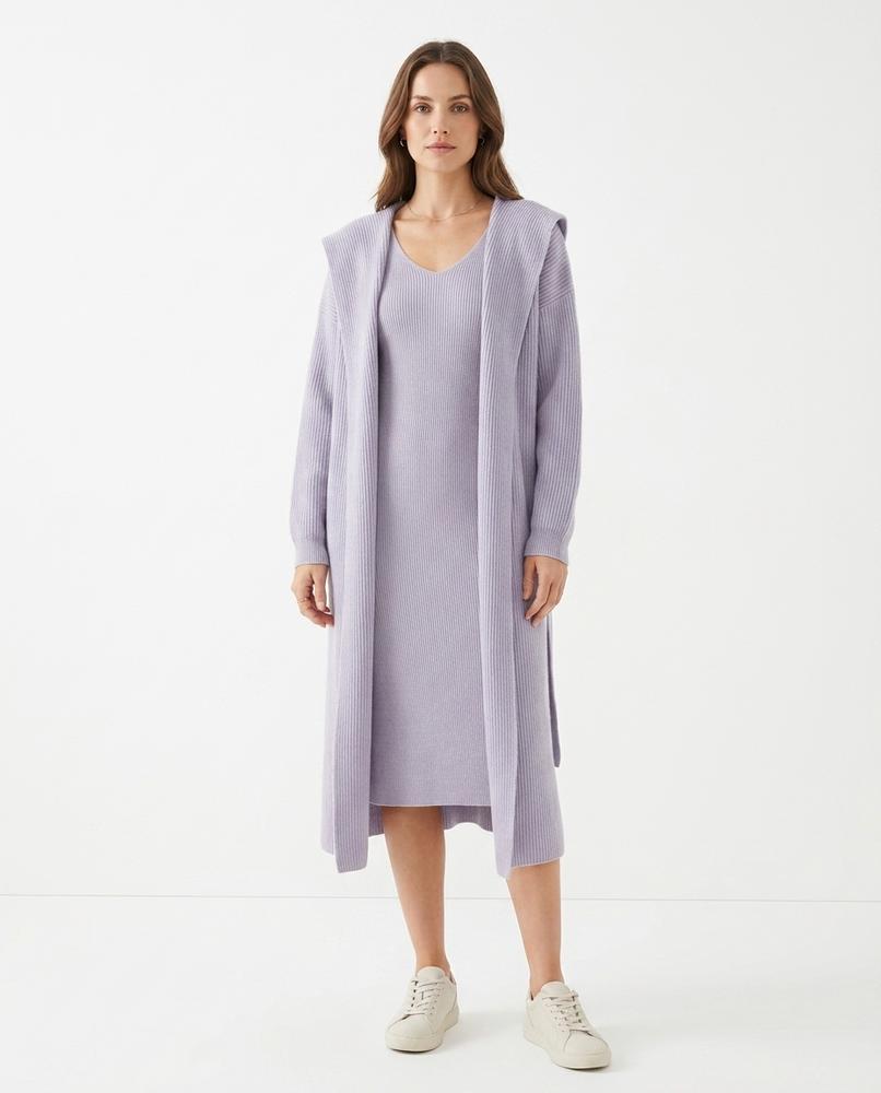 Cloppenburg Mode - Laluv | Gerippter Langgeschnittener Cardigan Damen