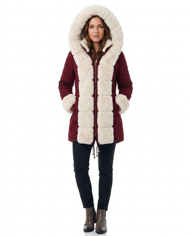 Cloppenburg Mode - Mudon | Gefütterter Fellbesetzter Mantel Damen