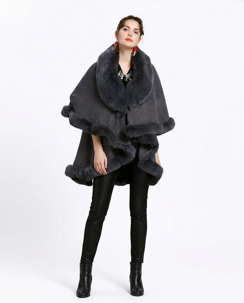 Cloppenburg Mode - Aopur | Pelzbesetzter Capeartiger Mantel Damen