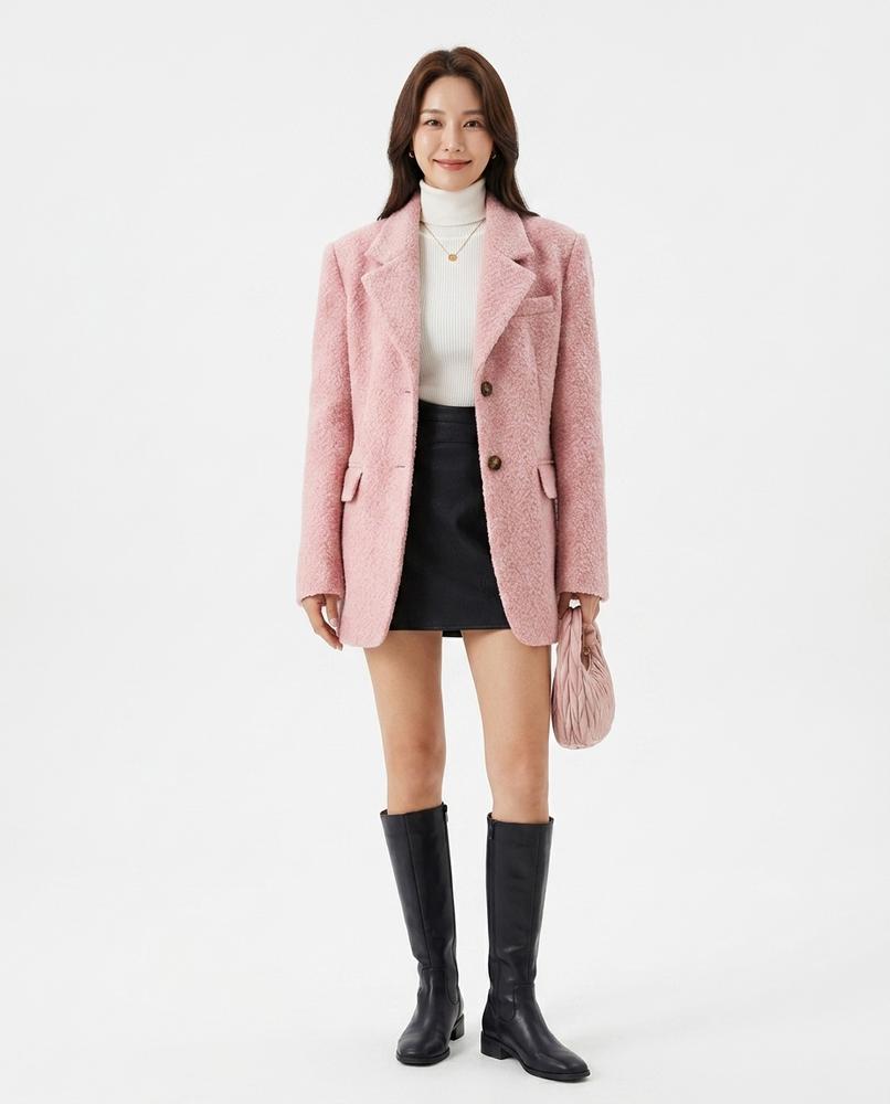 Cloppenburg Mode - Diwil | Strukturiert Bouclé Mantel Damen