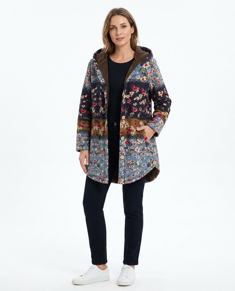 Cloppenburg Mode - Eipam | Gefütterter Geblümter Mantel Damen