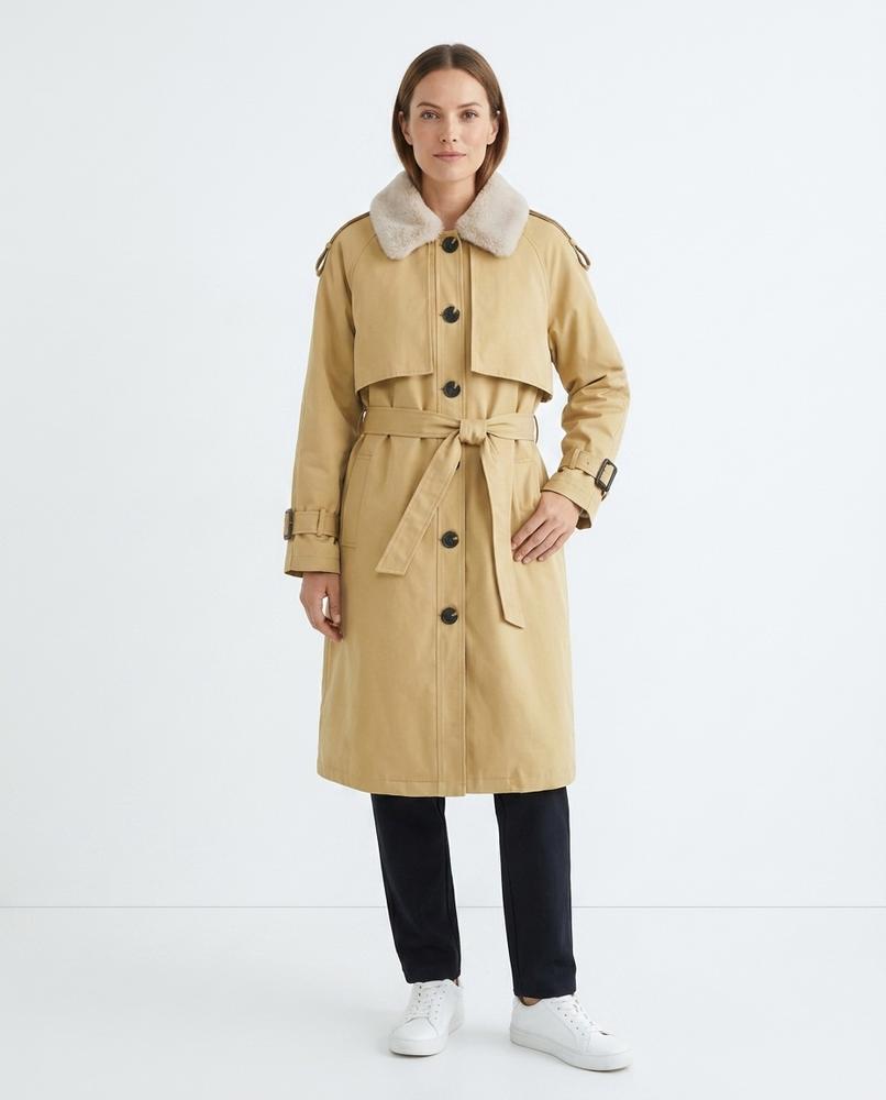 Cloppenburg Mode - Vabel | Gefütterter Gegürteter Mantel Damen