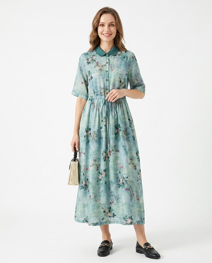 Cloppenburg Mode - Easut | Geblümt Tailliert Kleid Damen