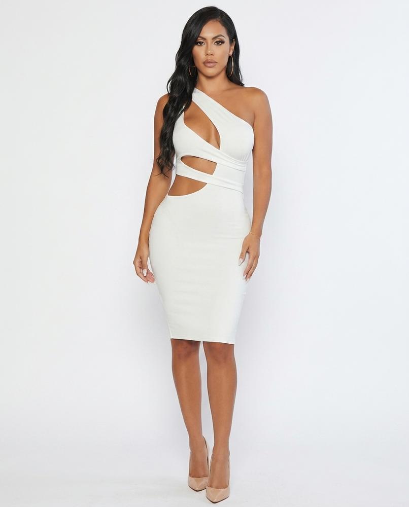 Cloppenburg Mode - Nawev | Asymmetrisch Ausgeschnitten Kleid Damen