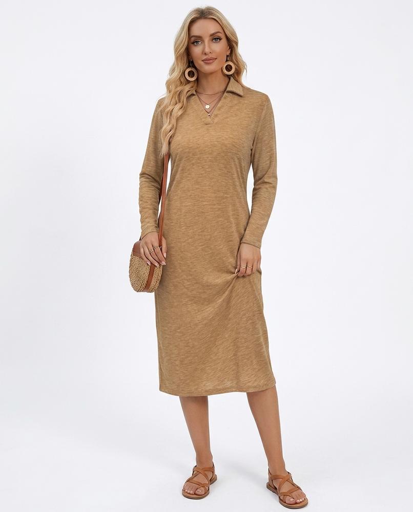 Cloppenburg Mode - Yezon | Langärmliges Meliertes Kleid Damen