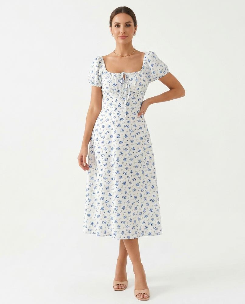 Cloppenburg Mode - Eegiv | Geblümtes Kurzärmliges Kleid Damen