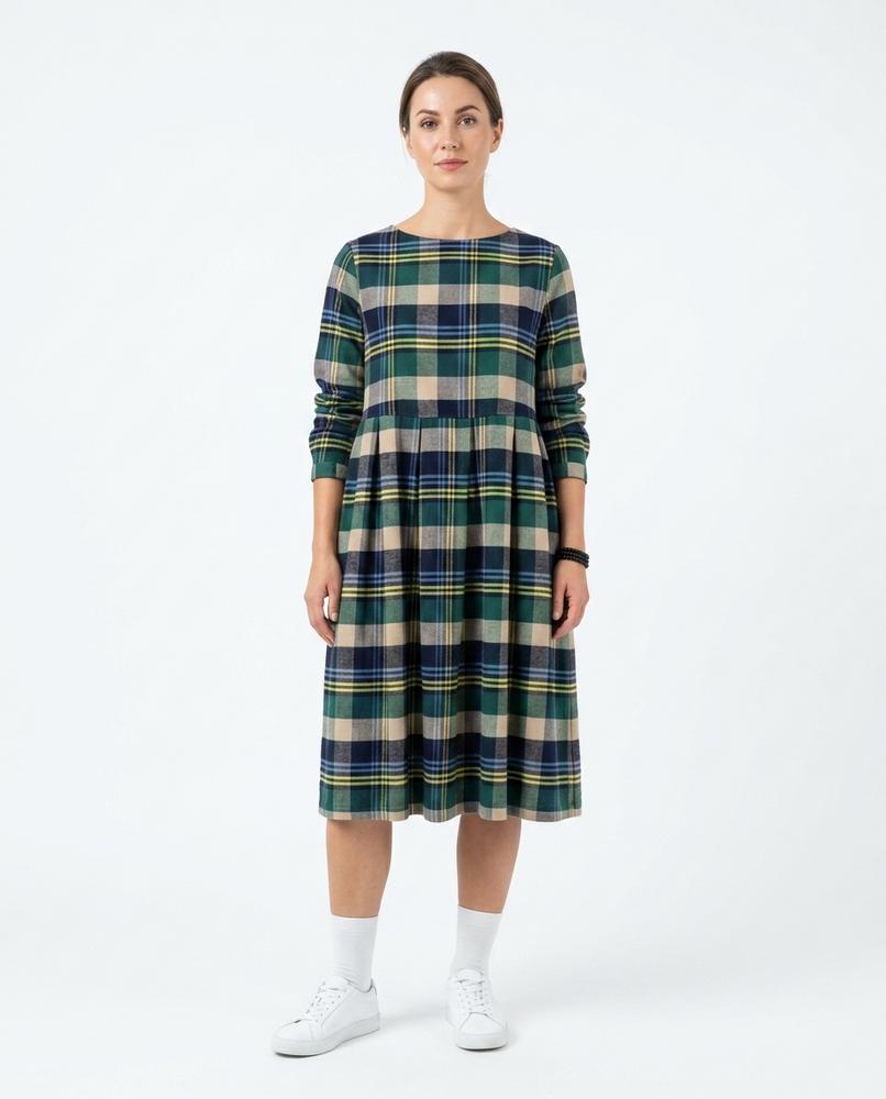 Cloppenburg Mode - Rolon | Kariertes Langärmliges Kleid Damen