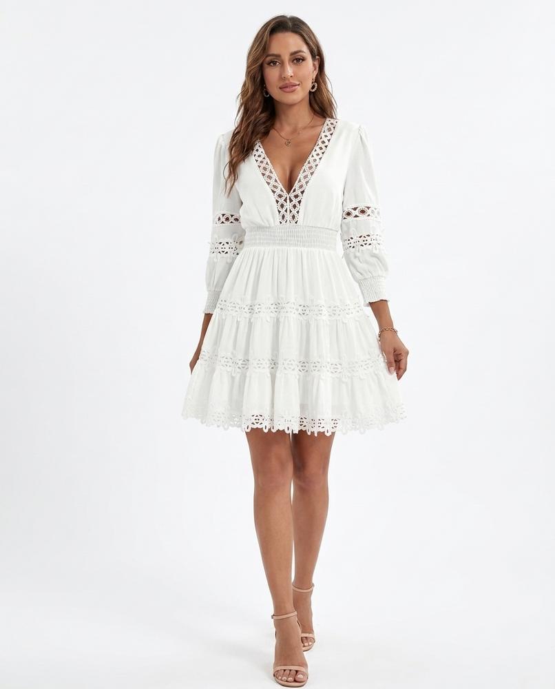 Cloppenburg Mode - Zatit | Gesmokt Ajour Kleid Damen