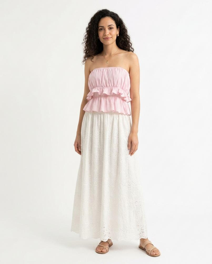 Cloppenburg Mode - Aasal | Trägerloses Gerüschtes Top Damen