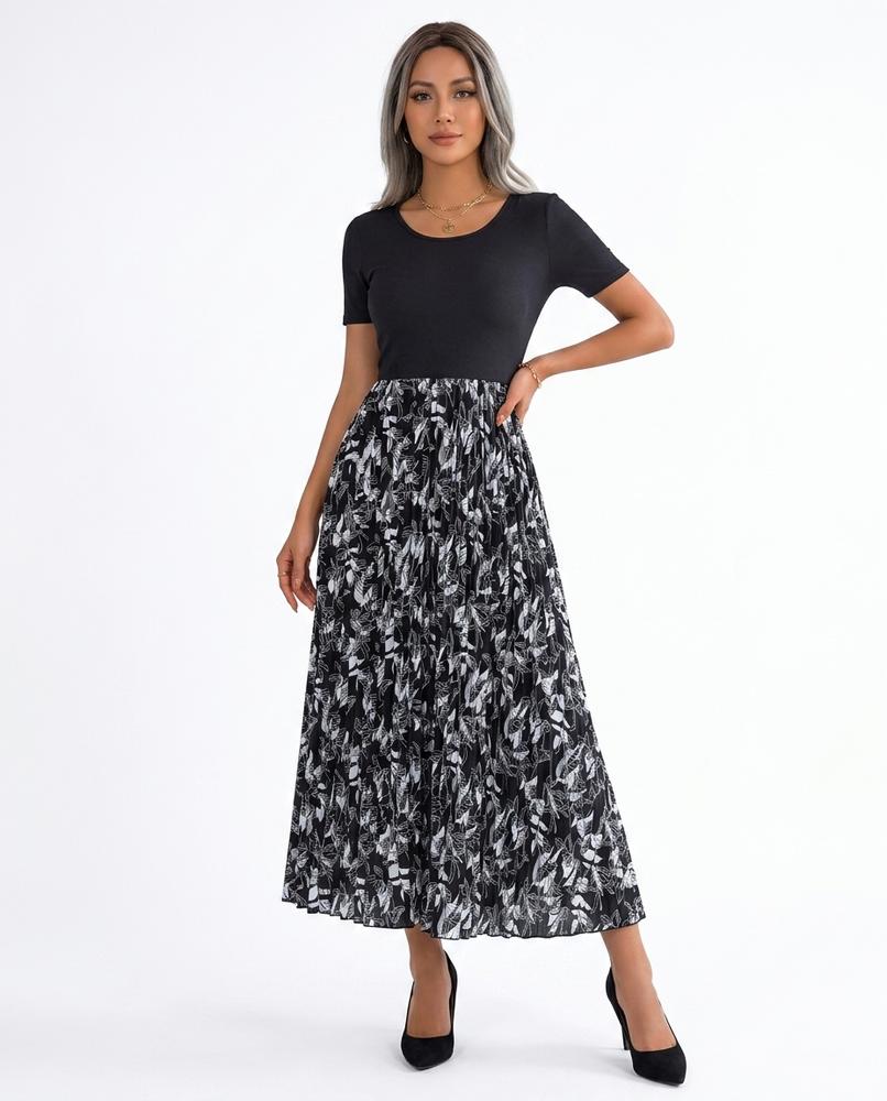 Cloppenburg Mode - Dulam | Kontrastierendes Plissiertes Kleid Damen