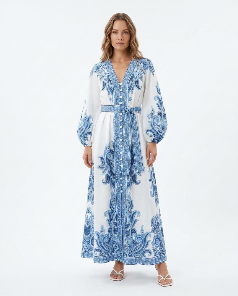 Cloppenburg Mode - Kovis | Gemustert Langärmlig Kleid Damen