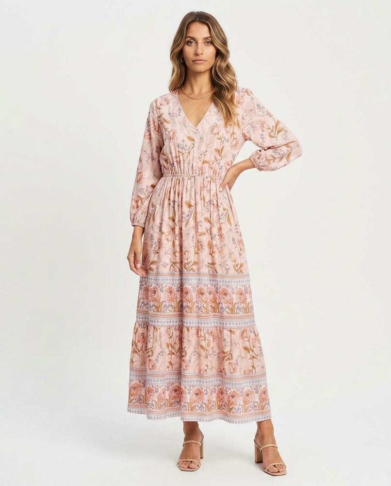 Cloppenburg Mode - Kutek | Geblümtes Langärmliges Kleid Damen
