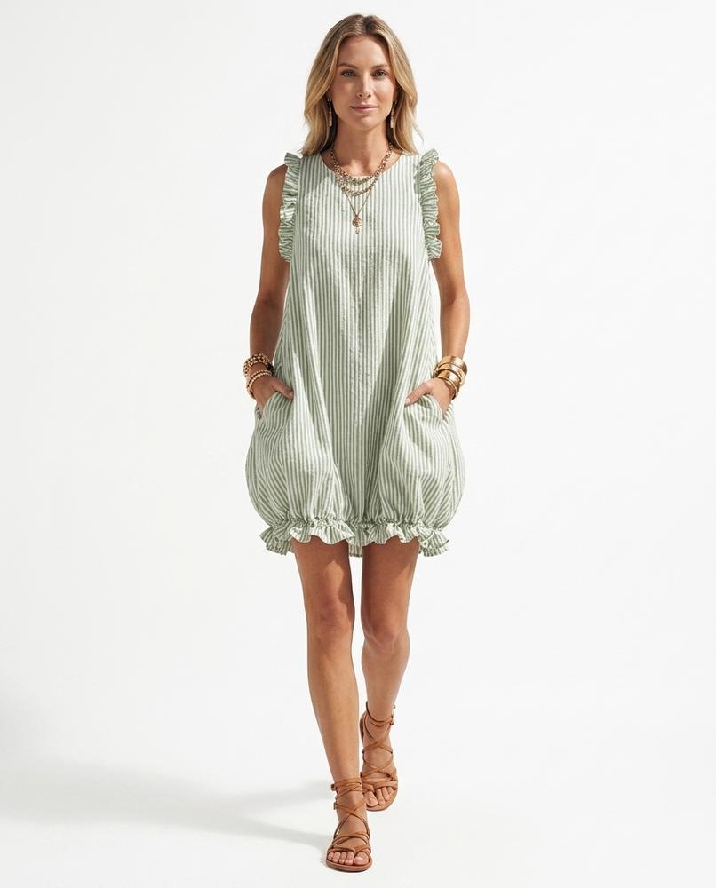 Cloppenburg Mode - Ealad | Gestreift Ärmellos Kleid Damen