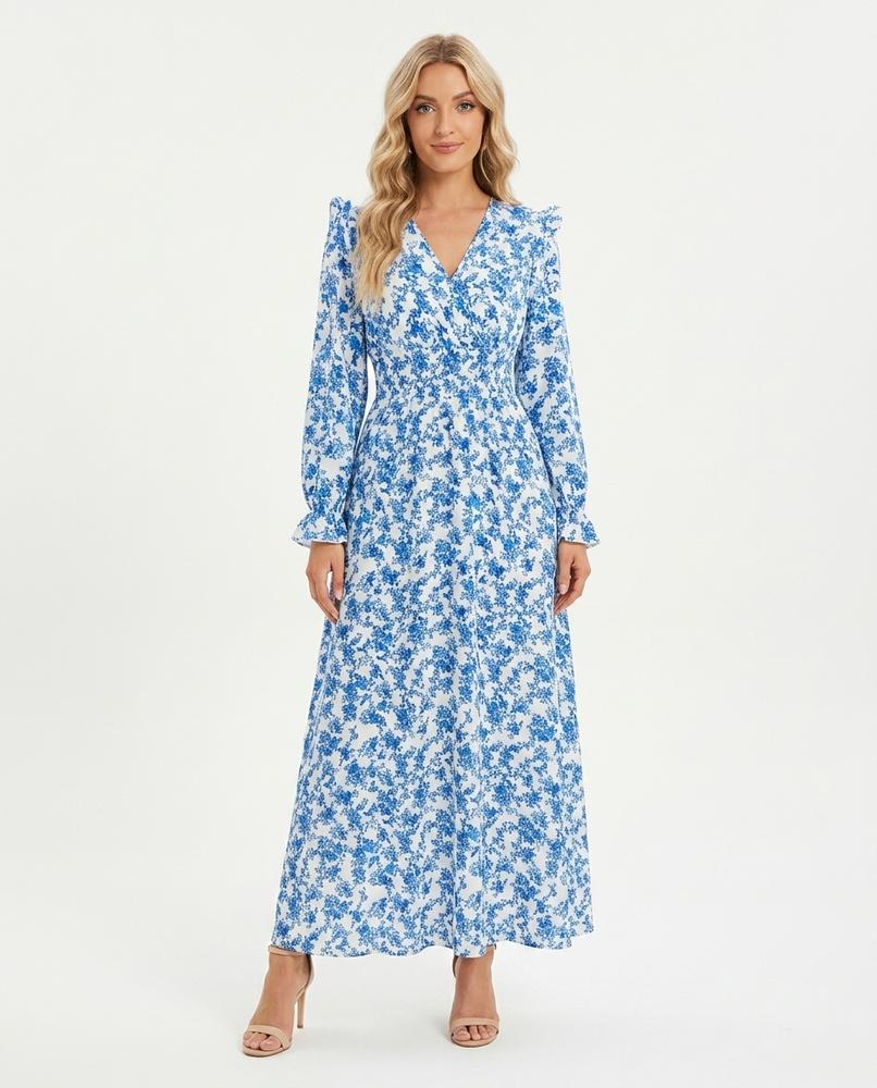 Cloppenburg Mode - Sugil | Geblümt Langärmlig Kleid Damen