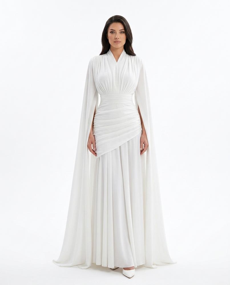 Cloppenburg Mode - Aekin | Langärmlig Geräffelt Kleid Damen