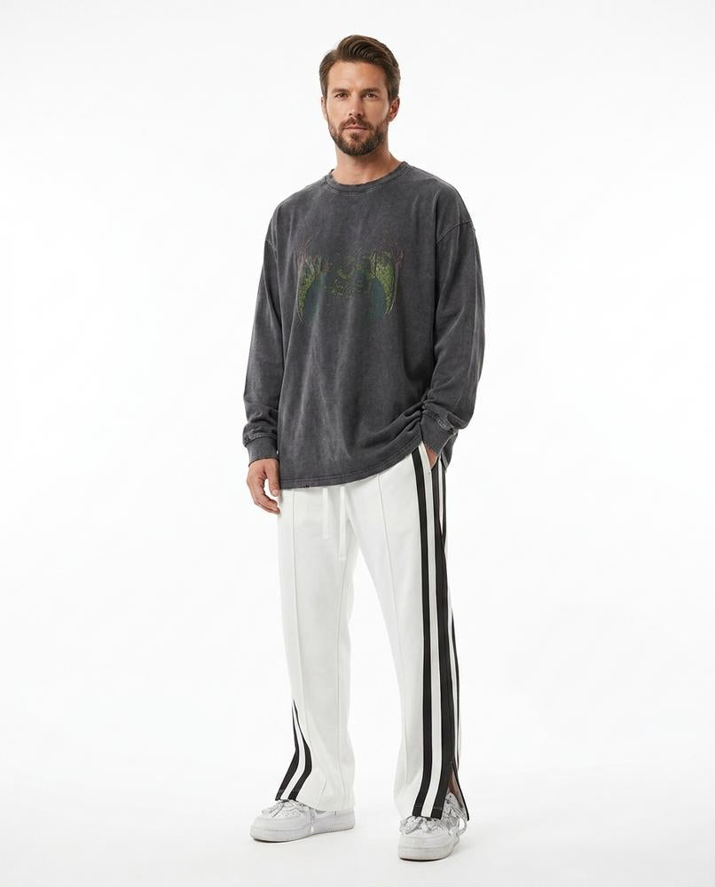 Cloppenburg Mode - Laful | Seitengestreifte Geschlitzte Hose Unisex