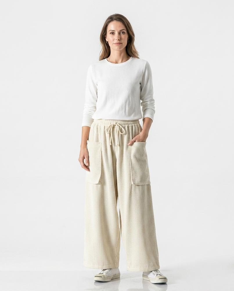 Cloppenburg Mode - Mutot | Weitgeschnittene Gerippte Hose Unisex