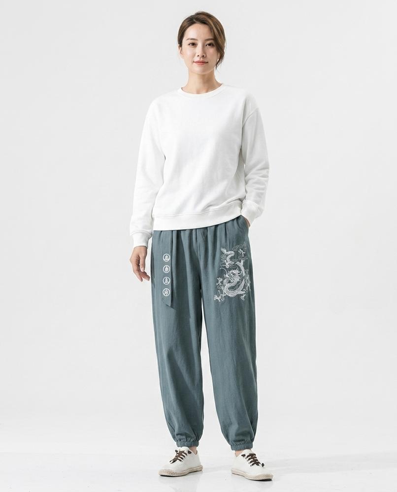 Cloppenburg Mode - Kepod | Bestickte Weit Geschnittene Hose Unisex
