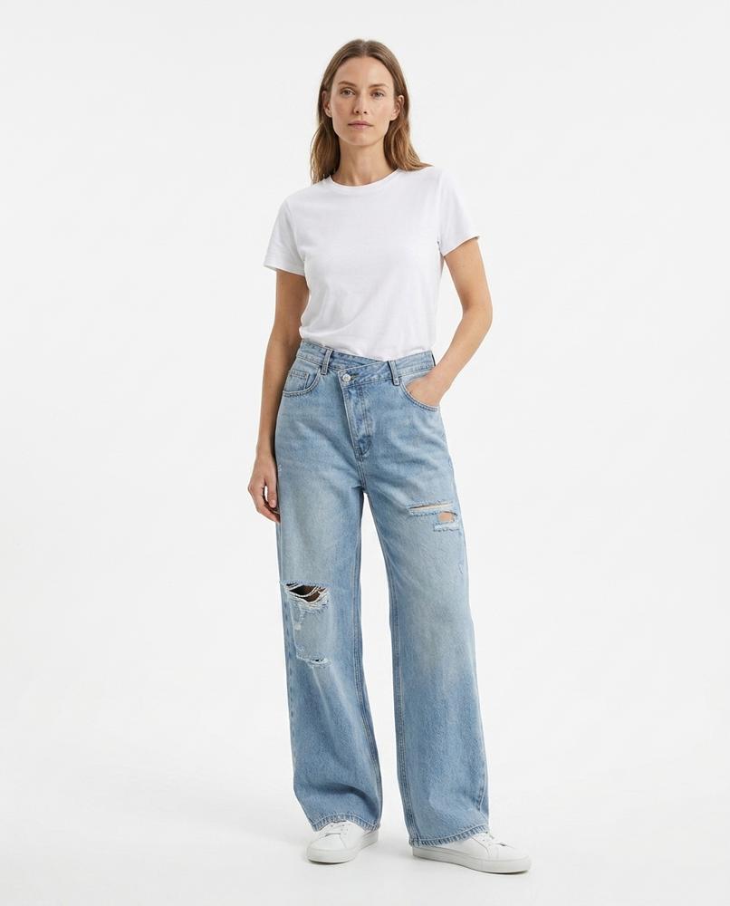 Cloppenburg Mode - Eimil | Weit Geschnitten Zerrissen Hose Unisex