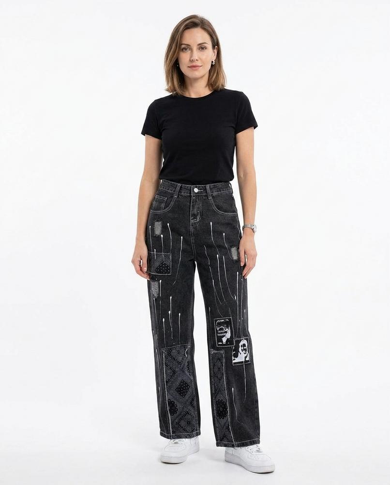 Cloppenburg Mode - Yozud | Gepatcht Gerade Geschnitten Hose Unisex