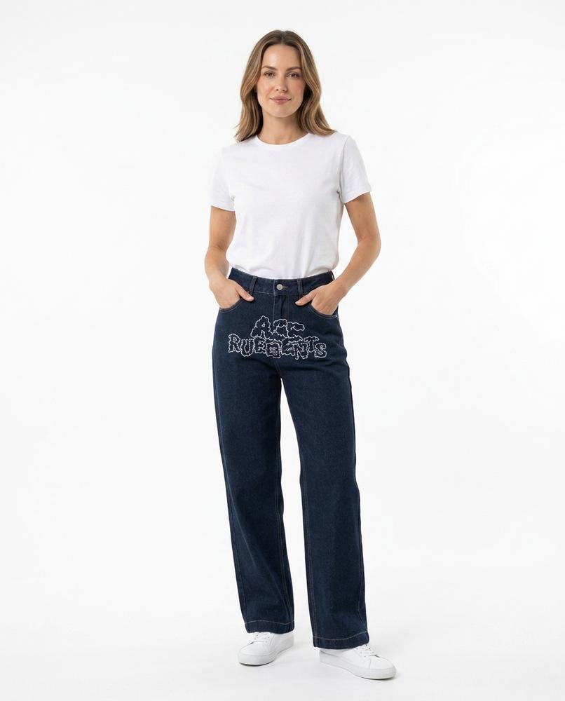 Cloppenburg Mode - Limer | Gerade Geschnittene Bestickte Hose Unisex