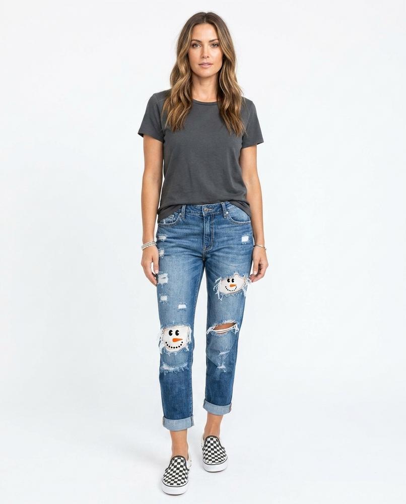Cloppenburg Mode - Noled | Zerrissen Appliziert Hose Damen