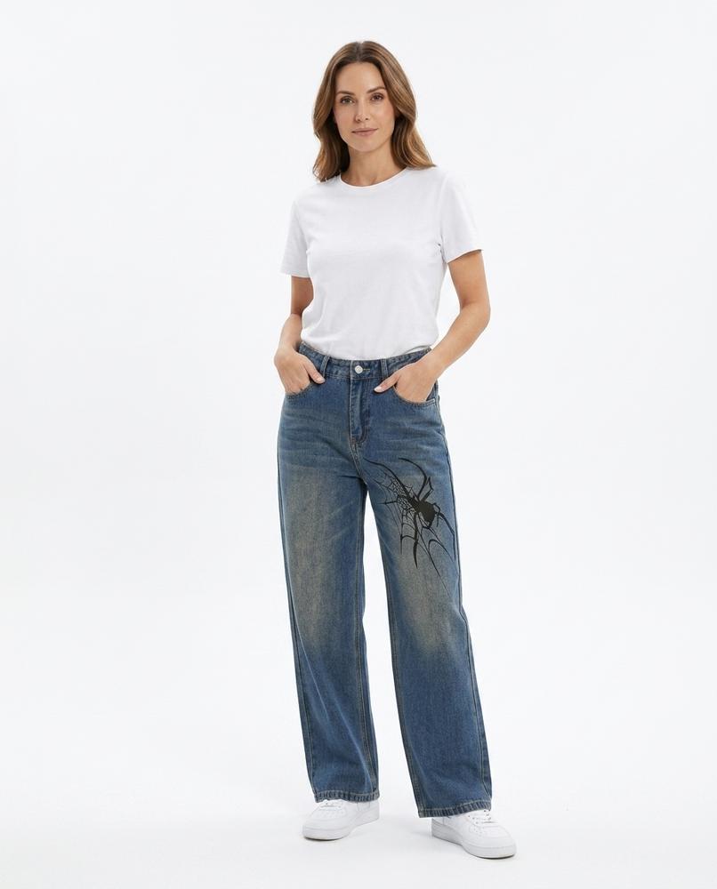 Cloppenburg Mode - Ruwar | Gerade Geschnittene Bedruckte Hose Unisex