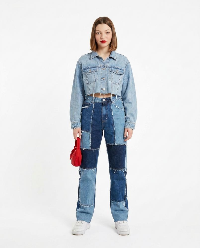 Cloppenburg Mode - Davat | Gepatchworkte Offenkantige Hose Unisex