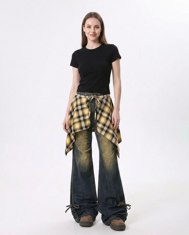 Cloppenburg Mode - Radel | Karierte Ausgestellte Hose Damen