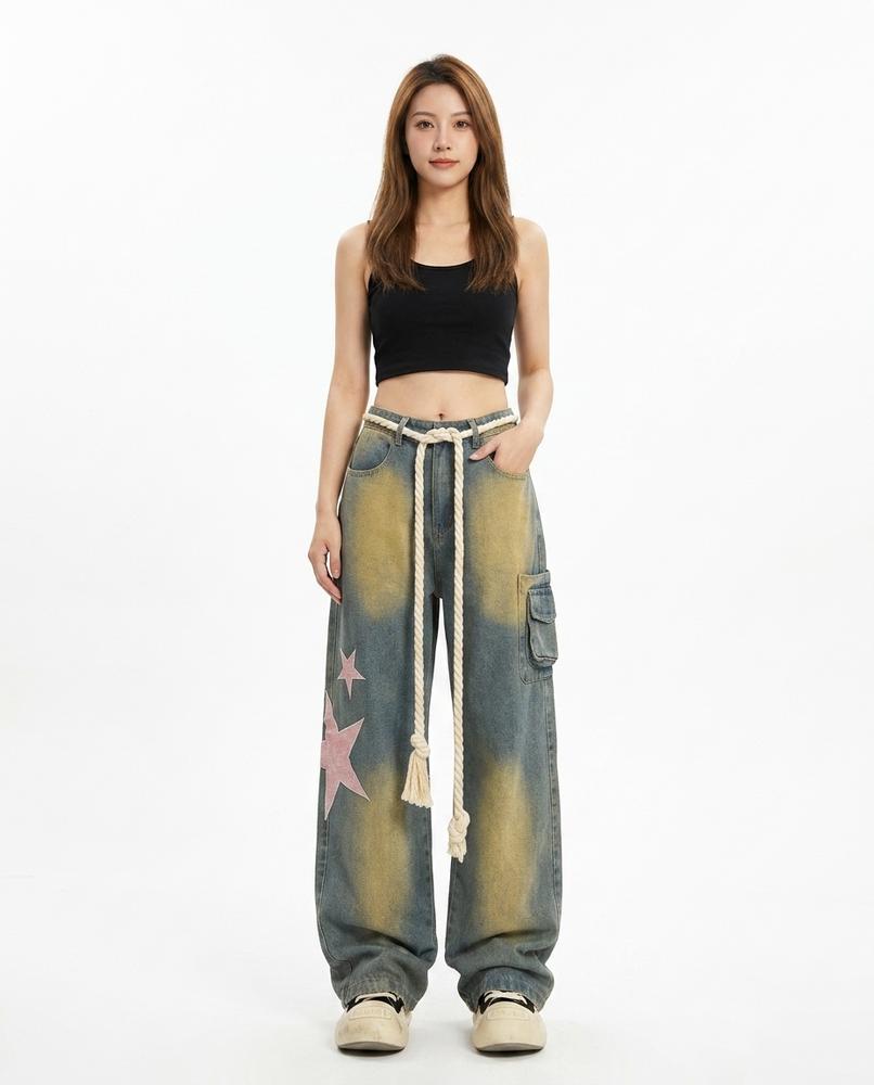 Cloppenburg Mode - Vebin | Weit Geschnittene Verwaschene Hose Unisex