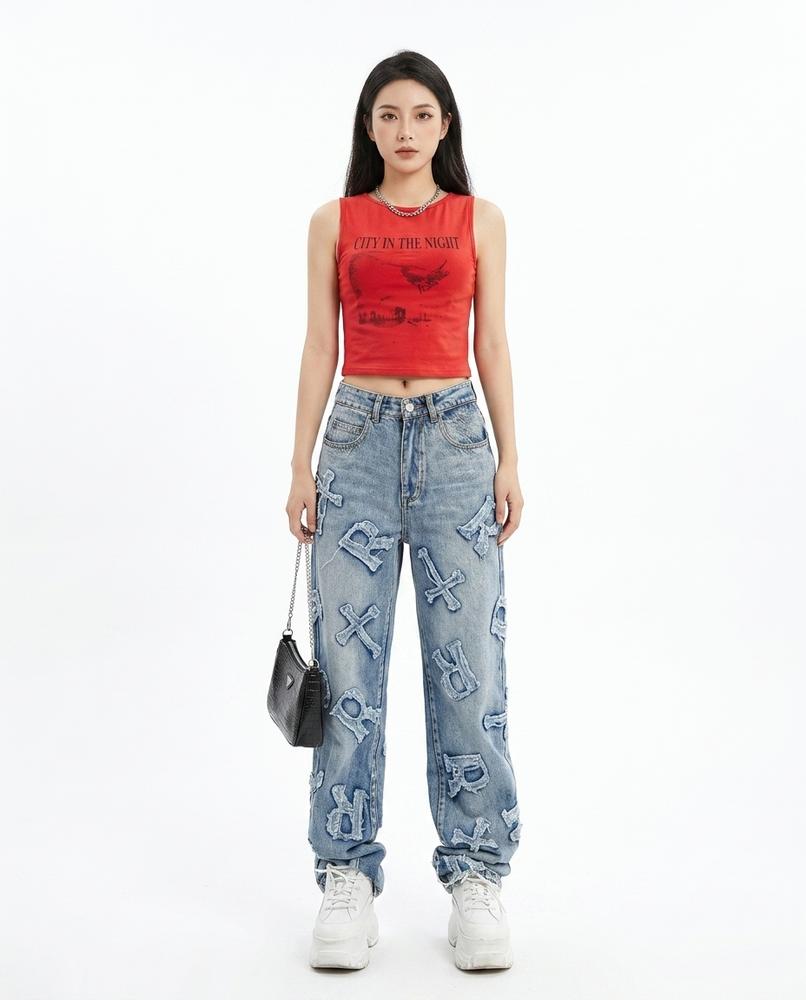 Cloppenburg Mode - Tubur | Applizierte Weit Geschnittene Hose Damen