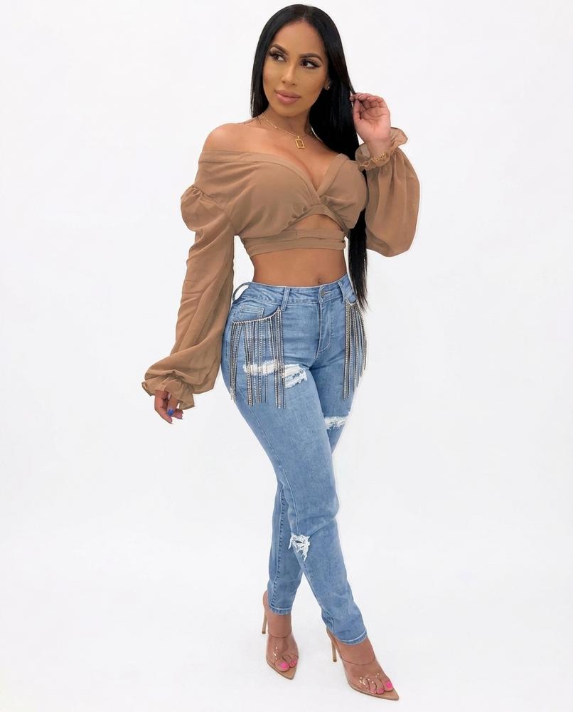 Cloppenburg Mode - Ailen | Verzierte Denim Hose Damen
