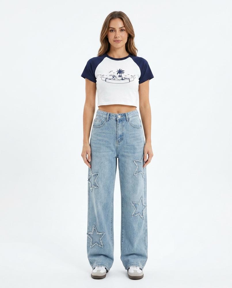 Cloppenburg Mode - Yikad | Weit Geschnittene Verzierte Hose Unisex
