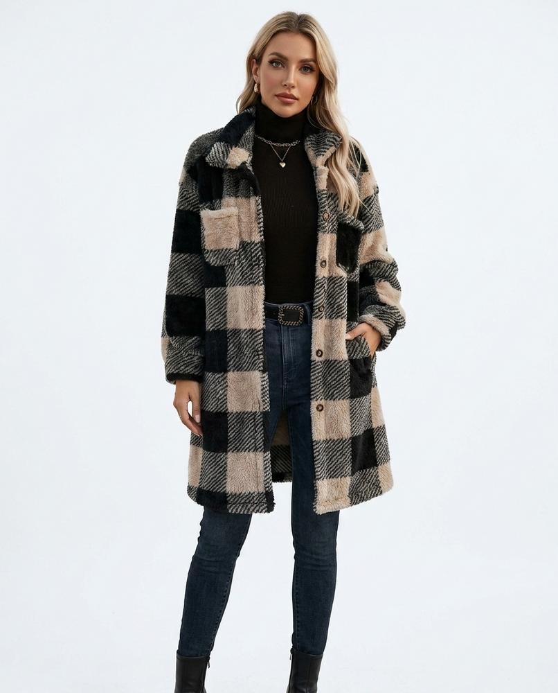 Cloppenburg Mode - Rurov | Kariert Plüschig Jacke Damen