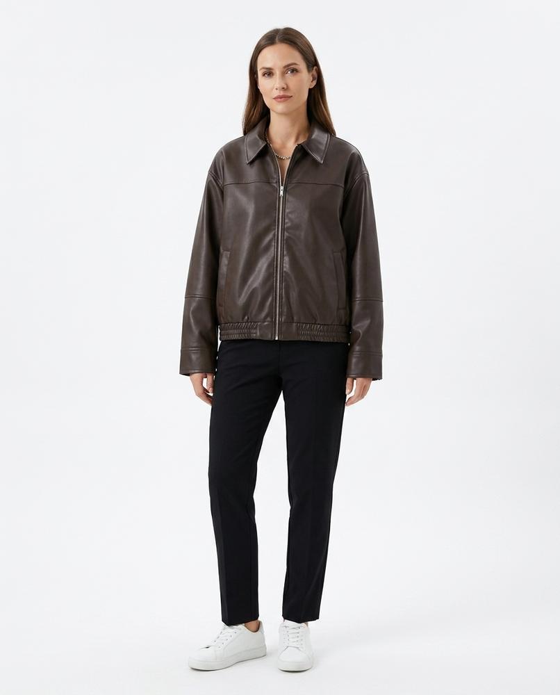 Cloppenburg Mode - Nuzer | Umlegekragen Kunstleder Jacke Unisex