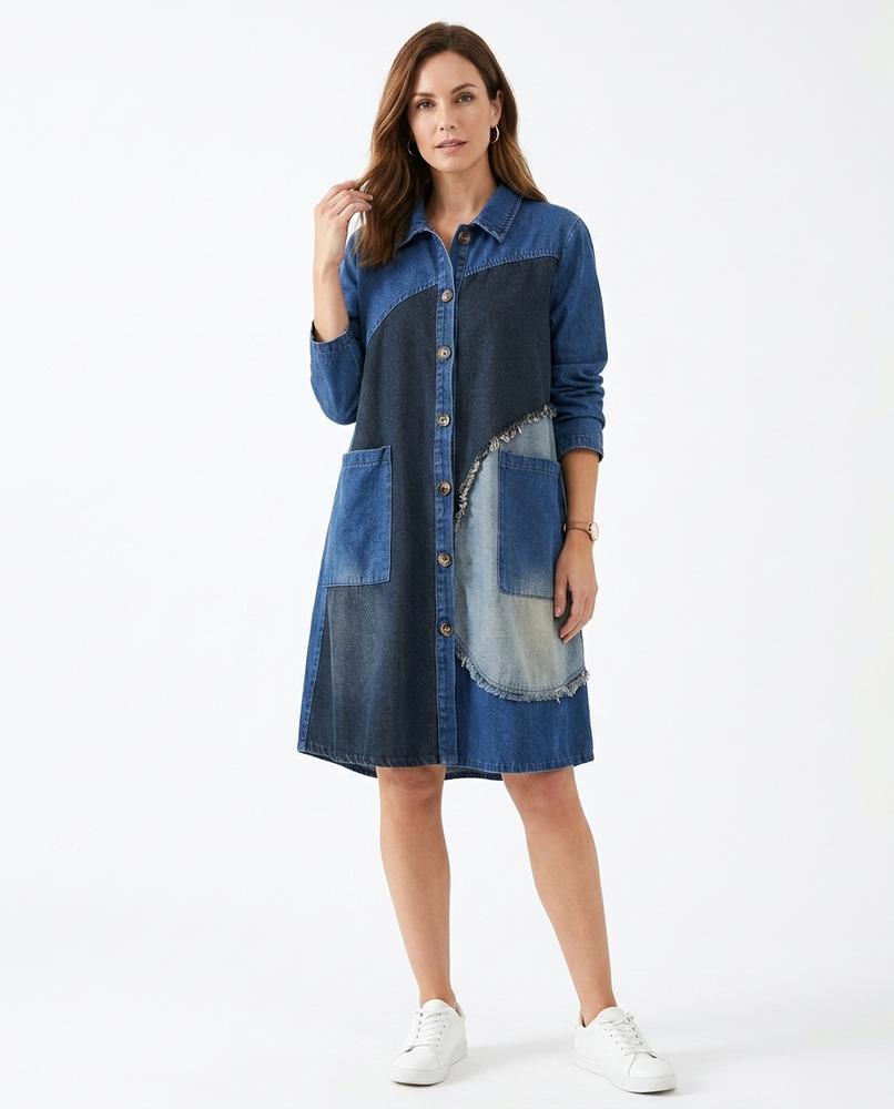 Cloppenburg Mode - Regok | Gepatchtes Jeans Kleid Damen