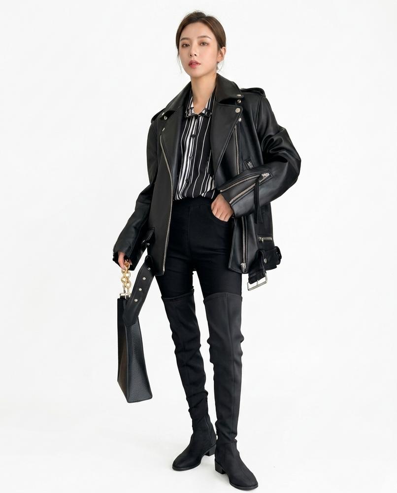 Cloppenburg Mode - Nikik | Asymmetrisch Lederoptik Jacke Damen