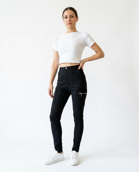 Cloppenburg Mode - Saran | Eng Anliegende Hoch Taillierte Hose Damen