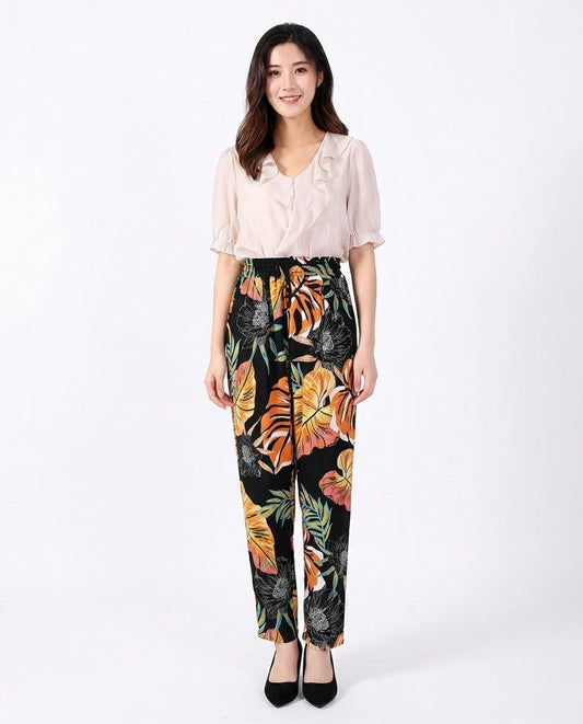 Cloppenburg Mode - Lamar | Gemusterte Leichte Hose Damen