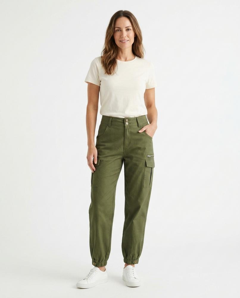 Cloppenburg Mode - Nedan | Aufgesetzte Baumwoll Hose Damen