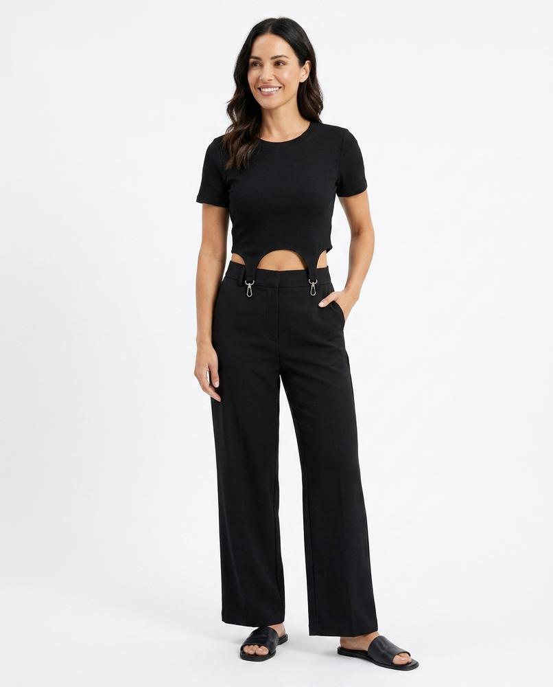 Cloppenburg Mode - Masan | Kurzärmeliges Geripptes Top Damen