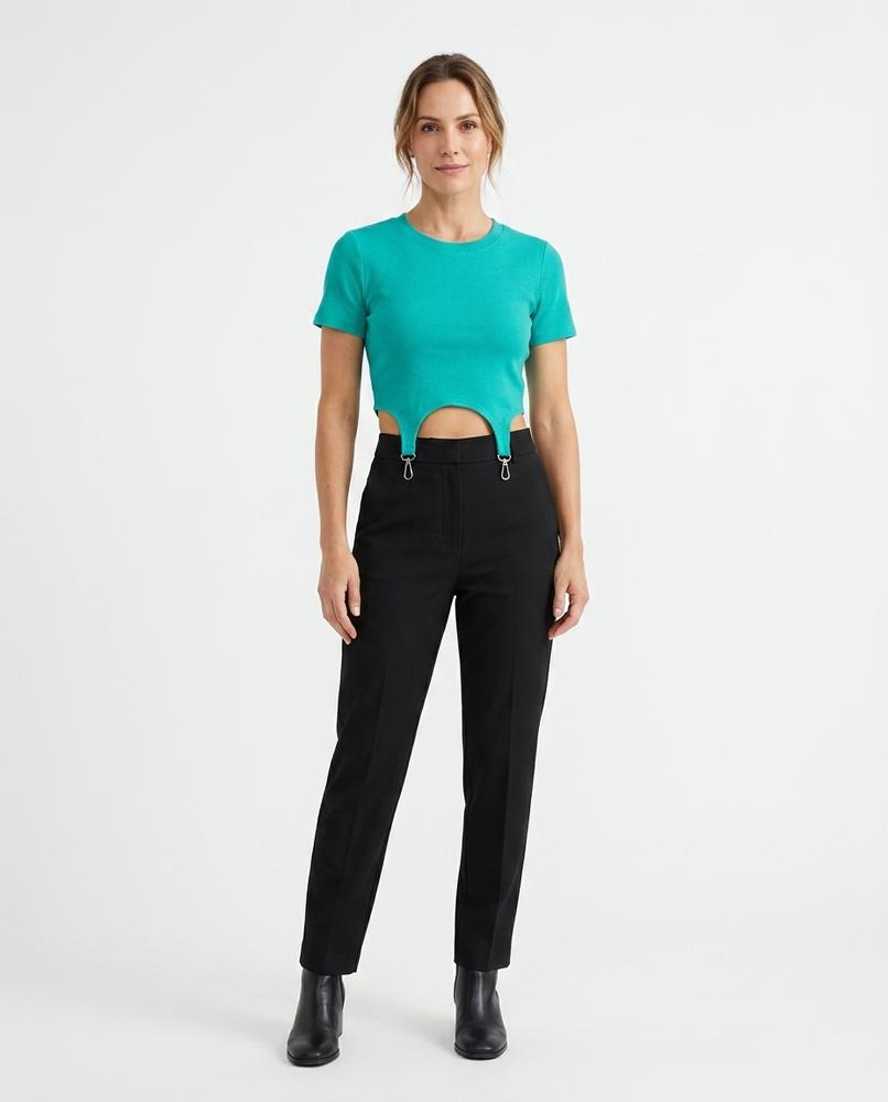 Cloppenburg Mode - Masan | Kurzärmeliges Geripptes Top Damen