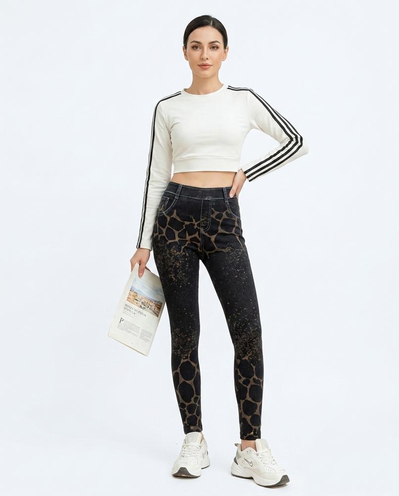 Cloppenburg Mode - Keran | Eng Anliegende Gemusterte Hose Damen