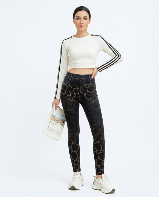 Cloppenburg Mode - Keran | Eng Anliegende Gemusterte Hose Damen