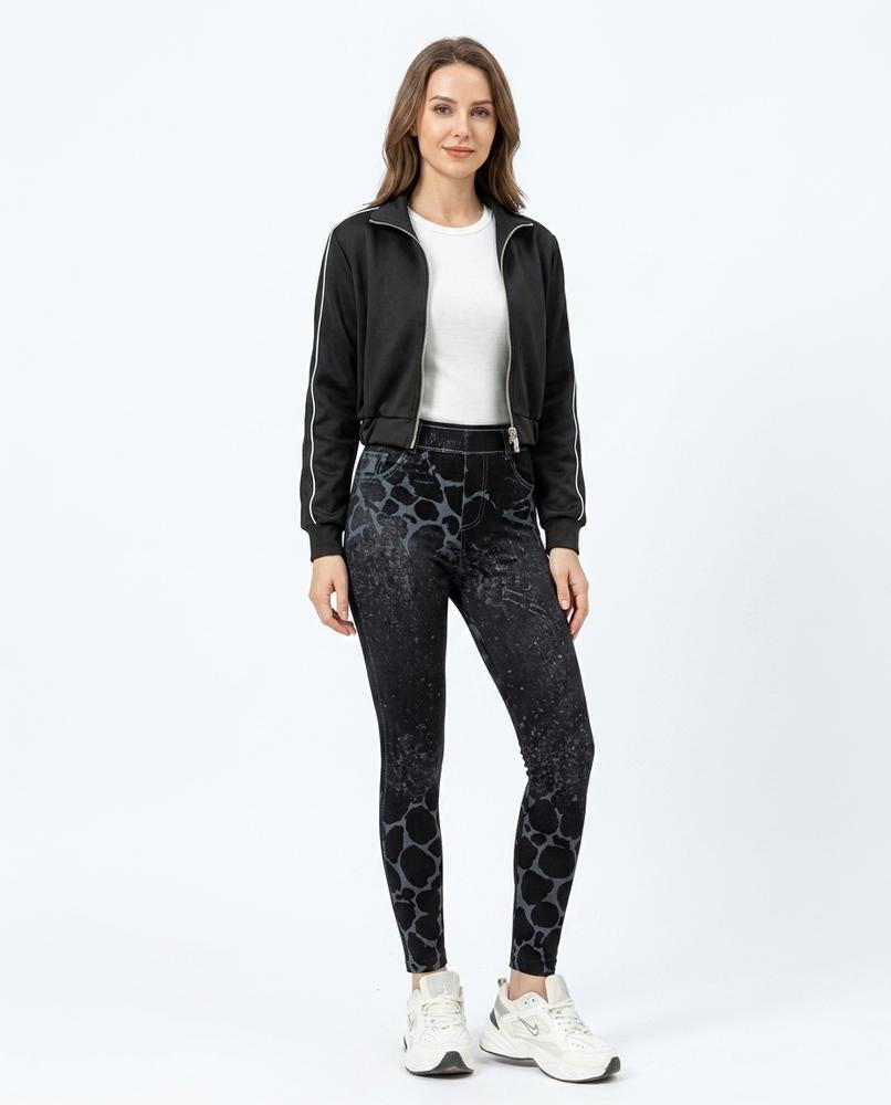Cloppenburg Mode - Keran | Eng Anliegende Gemusterte Hose Damen