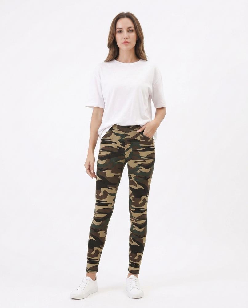 Cloppenburg Mode - Alrev | Gemusterte Eng Anliegende Hose Damen